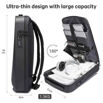 BANGE BG-22201Hardshell Anti Thief Business TSA Lock Laptop 15.6 Backpack