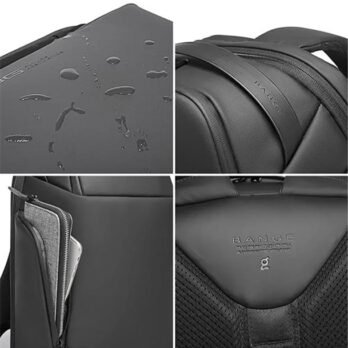 BANGE BG-7277 Stylish Waterproof Premium Office Laptop 15.6 USB Charge Backpack