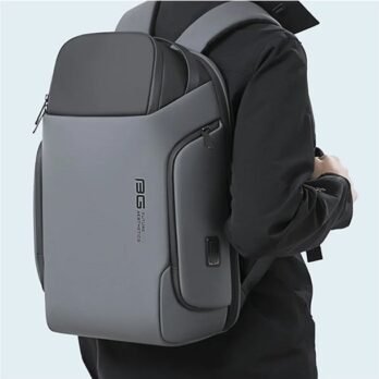 02 BANGE BG-7277 Stylish Premium USB System Laptop Office Multi Use Backpack