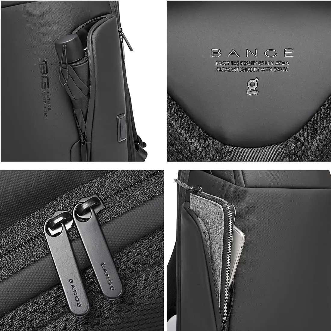 BANGE BG-7277 USB Laptop Backpack – photo 8