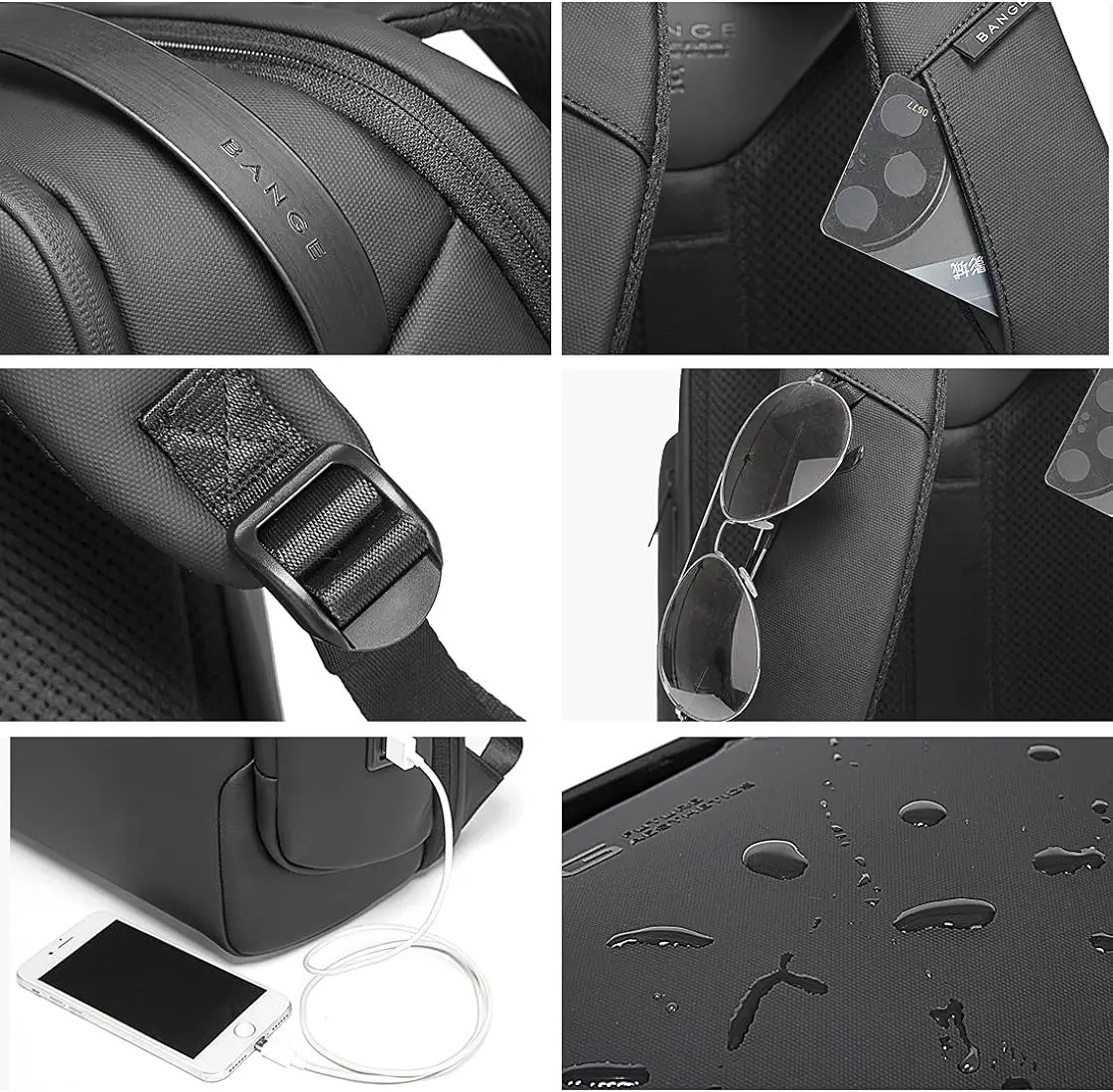 BANGE BG-7277 Waterproof Office Backpack – photo 10