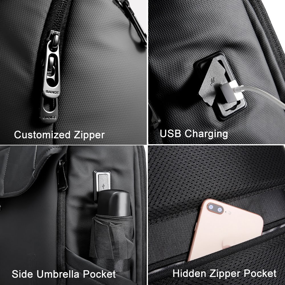 BANGE BG-2575 Waterproof Office Backpack – photo 3