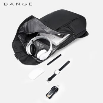 BANGE BG-2575 YKK Zipper Premium Waterproof Office Laptop 15.6 Multi Use Backpack