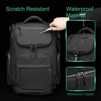 Ozuko-9409 Premium Waterproof Business Multi Use High Quality 15.6 Laptop Backpack