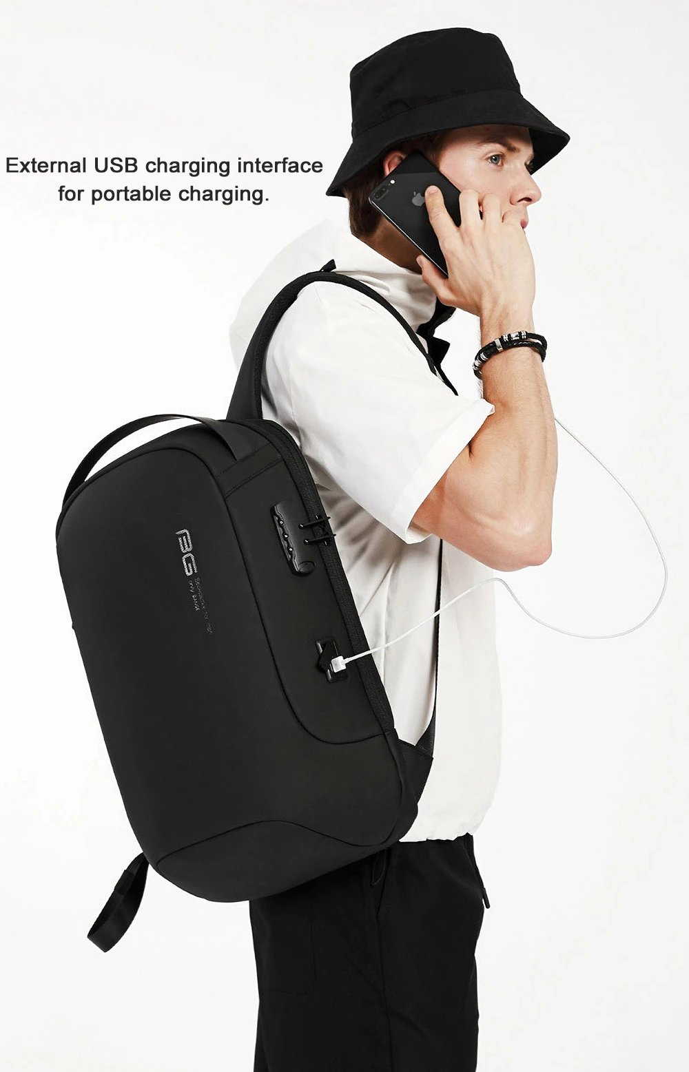 BANGE BG-7225 Anti Theft Laptop Backpack – photo 11