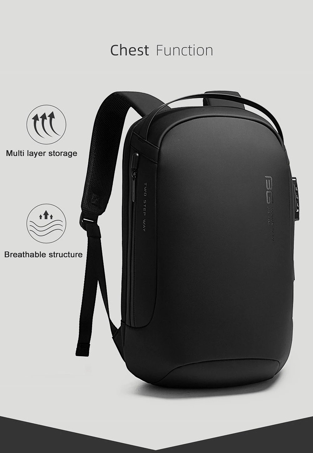 BANGE BG-7225 Anti Theft Laptop Backpack – photo 9