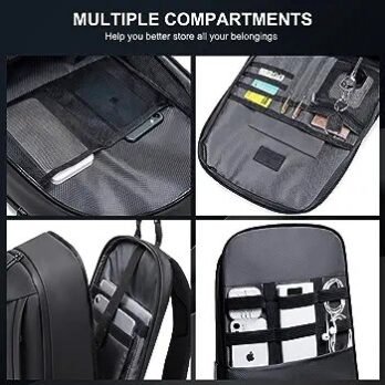 Arctic Hunter B00443 Anti Thief Waterproof Premium Laptop 15.6 Office Backpack