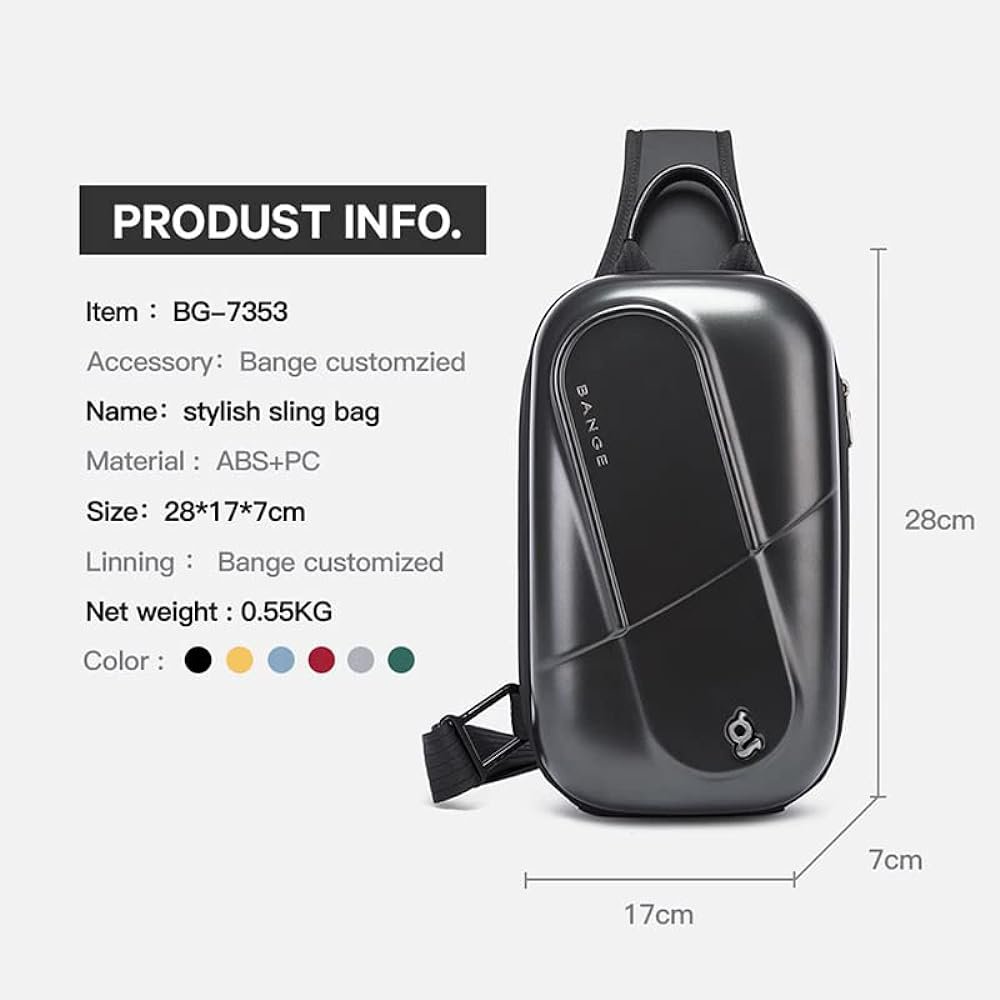 BANGE BG-7353 Waterproof Crossbody Bag – photo 9