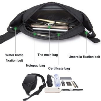 BANGE BG-7266 Anti Thief Smart Stylish Crossbag