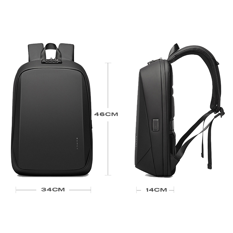 BANGE BG-7251 Anti Theft Backpack (Black) – photo 4