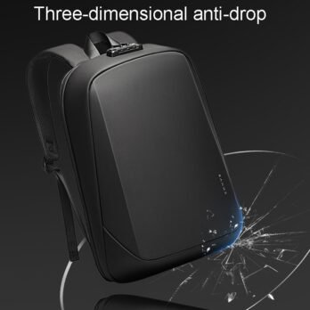 BANGE -7251 Anti Thief Ultra Smart Premium Backpack-Ash color