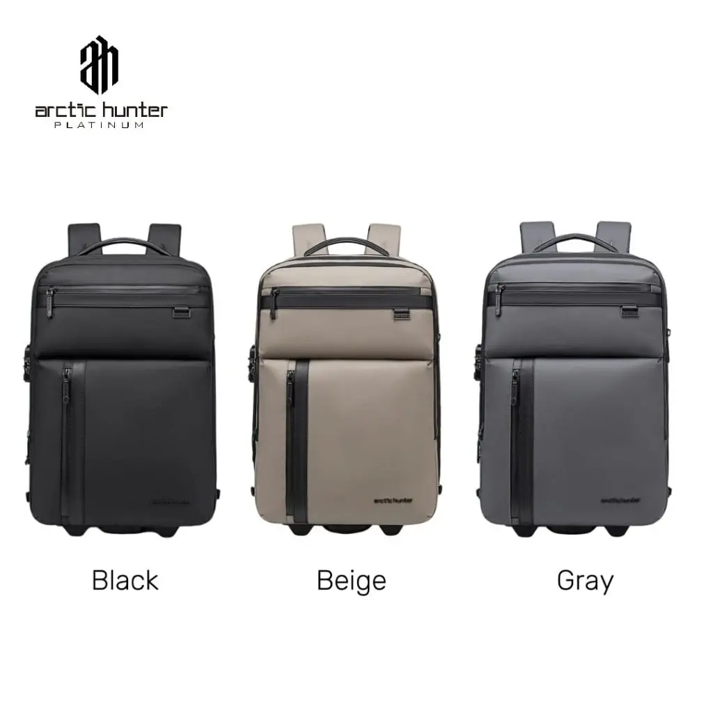 Arctic Hunter B00860 Backpack Trolley 800 | Premium Multifunction Travel & Laptop Backpack with Trolley System