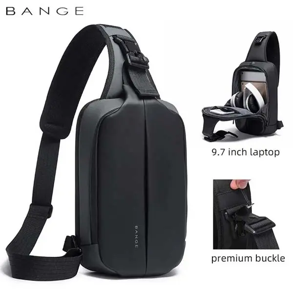 BANGE BG-7210 Premium Crossbody Sling Bag – Stylish Anti-Theft Shoulder Bag with Large Capacity & 9.7-Inch Laptop Compartment