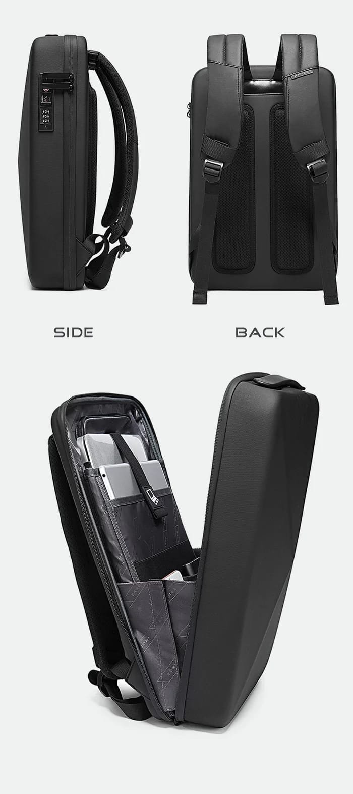 BANGE BG-22092 Anti Theft Ykk Zipper TSA Lock Premium Laptop Office Backpack
