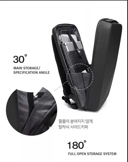BANGE BG-22092 Anti Theft Ykk Zipper TSA Lock Premium Laptop Office Backpack