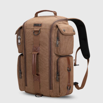 Witzman-A6661-2 Premium Vintage Canvas Travel Backpack – মাল্টিফাংশনাল ৩-ইন-১ ট্রাভেল ও ডাফেল ব্যাগ